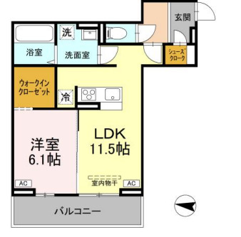 ソレイユ・イーストの間取り