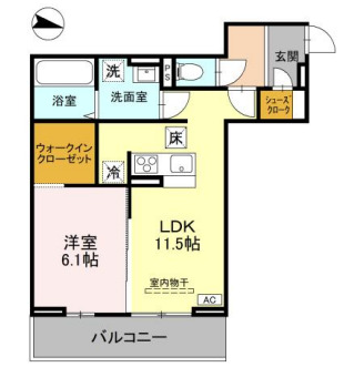 ソレイユ・ウエストの間取り