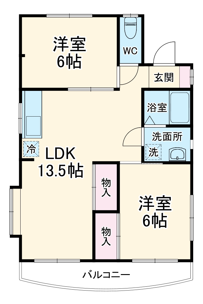 メゾンクレールの間取り