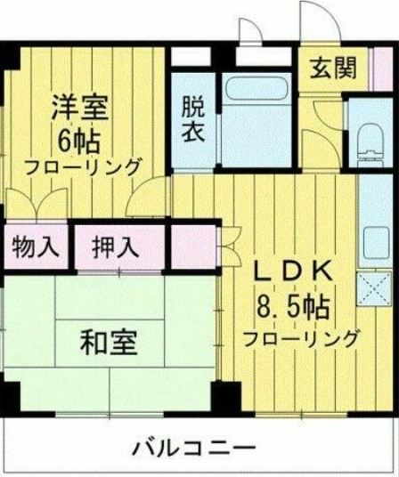 田端シティークレストの間取り
