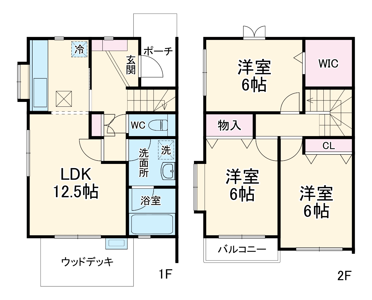 カサカリエンテ千歳台の間取り