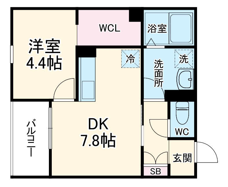 プライムシールド寺崎の間取り