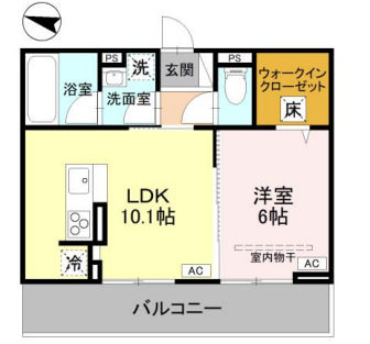 アメニティ美南東の間取り