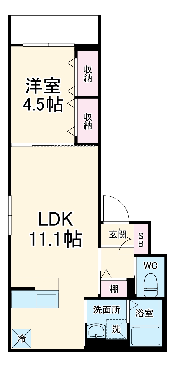 robot home 越谷の間取り