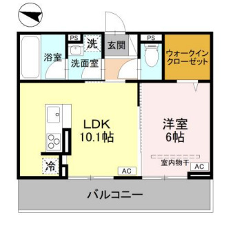 アメニティ美南東の間取り