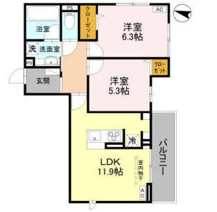 アメニティ美南東の間取り
