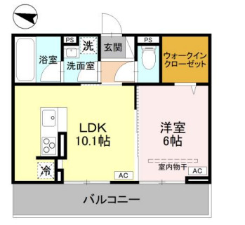 アメニティ美南東の間取り