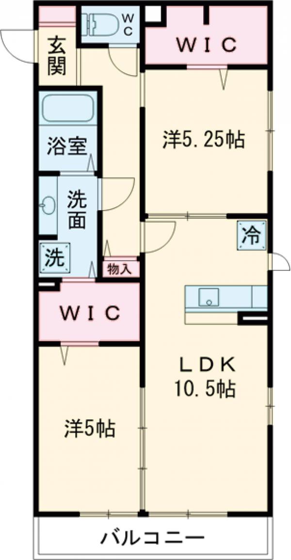 サンモール　ウチデの間取り