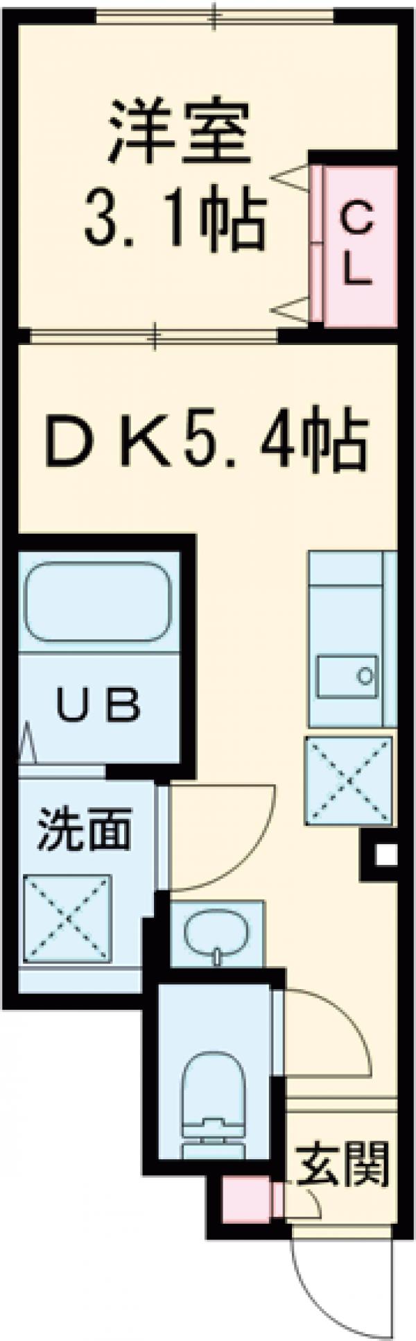 ソルナクレイシア代田橋の間取り