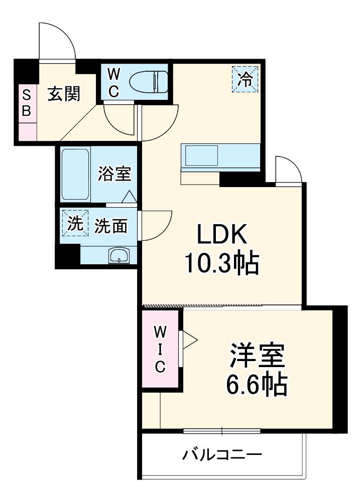 D Paina 中野島ⅢAの間取り