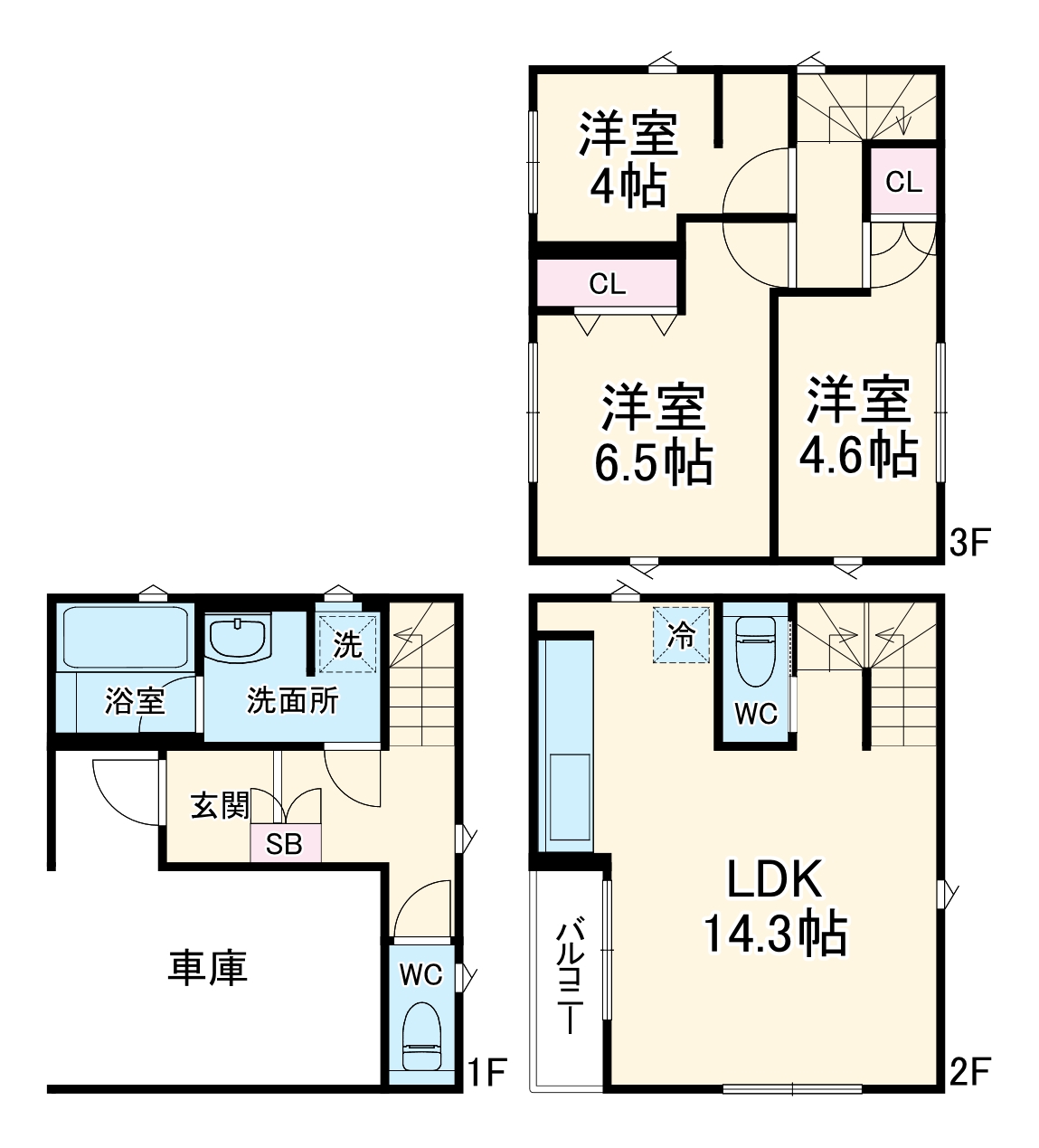 Kolet磯子丸山#13の間取り