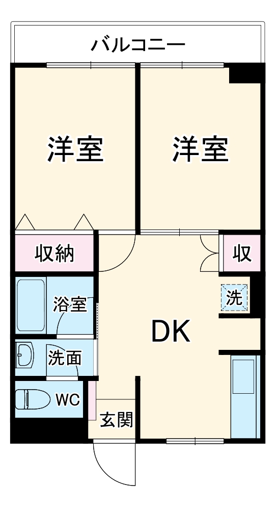 新井ハイツの間取り