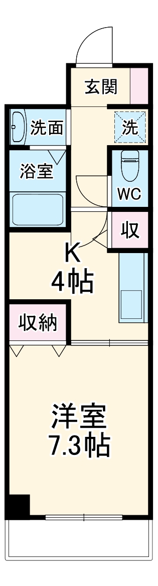 ウィズ・エフⅡの間取り