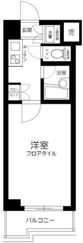 ルーブル中野沼袋弐番館の間取り