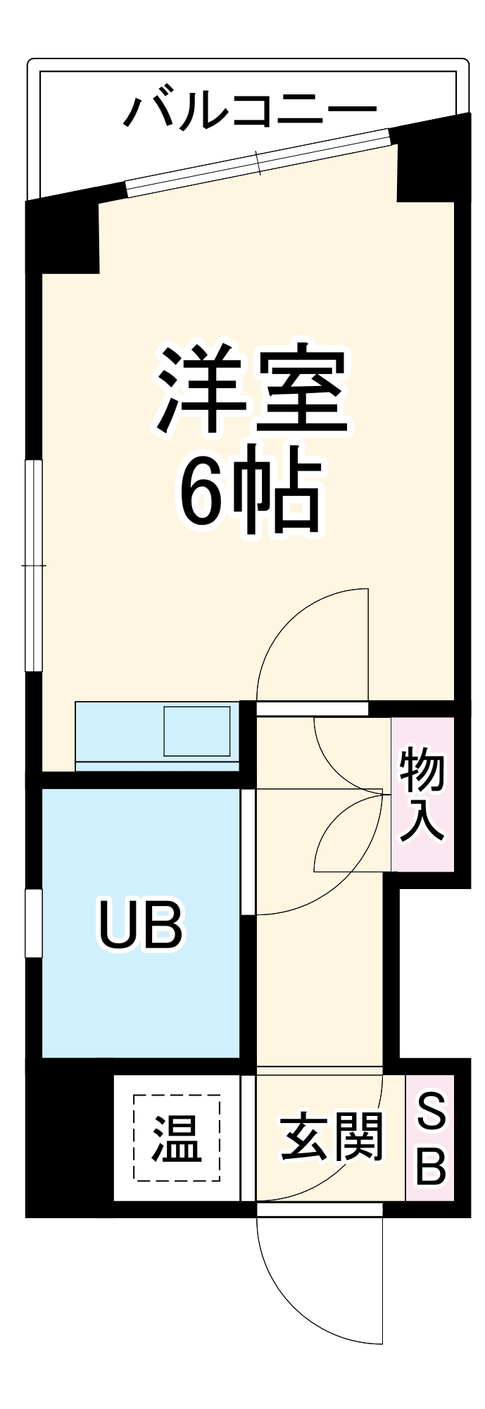 YHS堀田の間取り