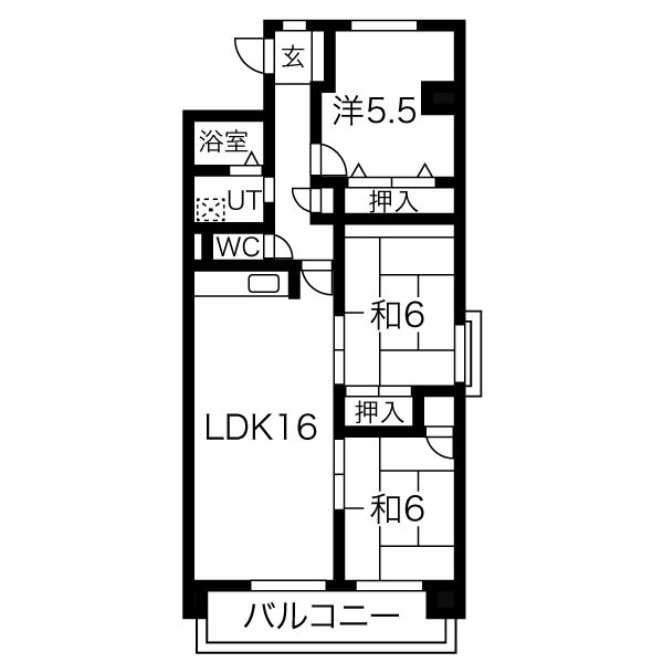 エルスタンザ原の間取り