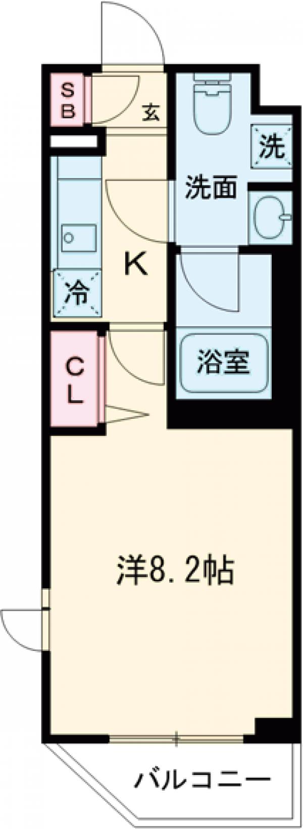 シェル上池台の間取り