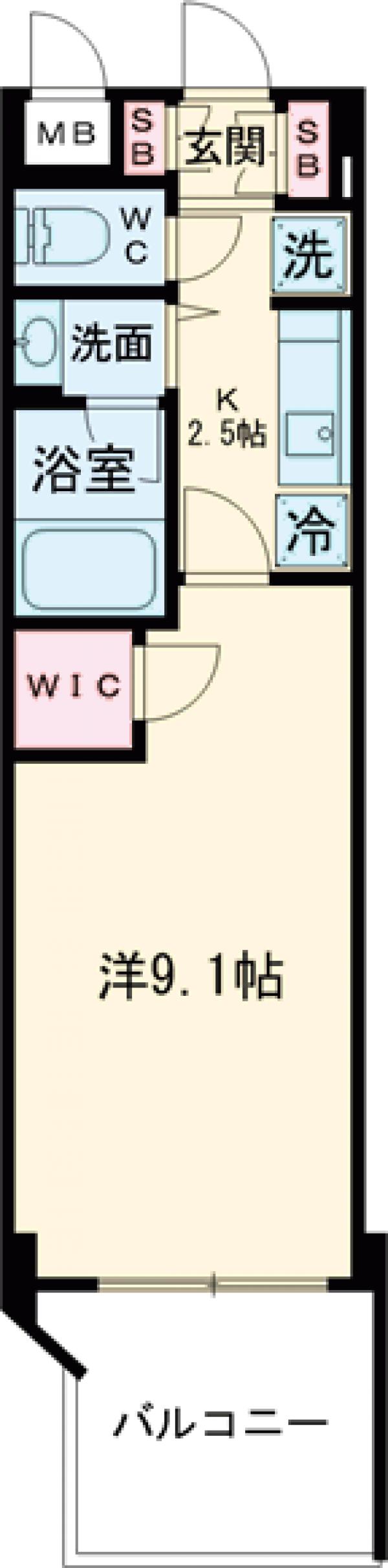 ビイルーム自由が丘の間取り
