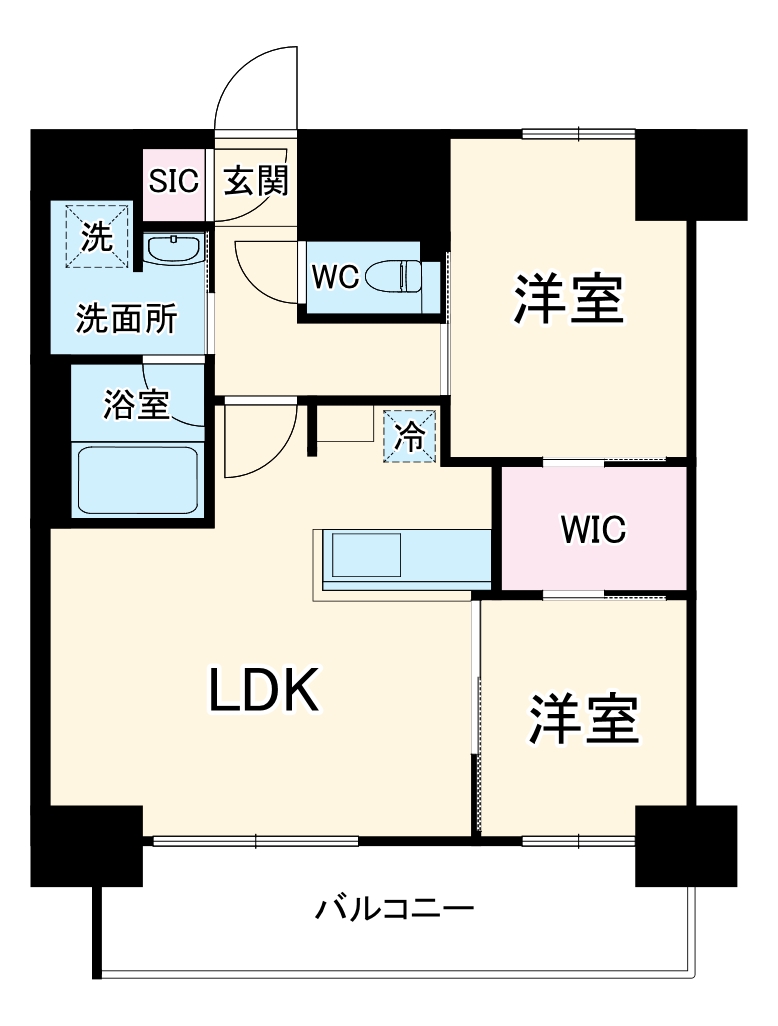 S-RESIDENCE千種駅前ascentの間取り