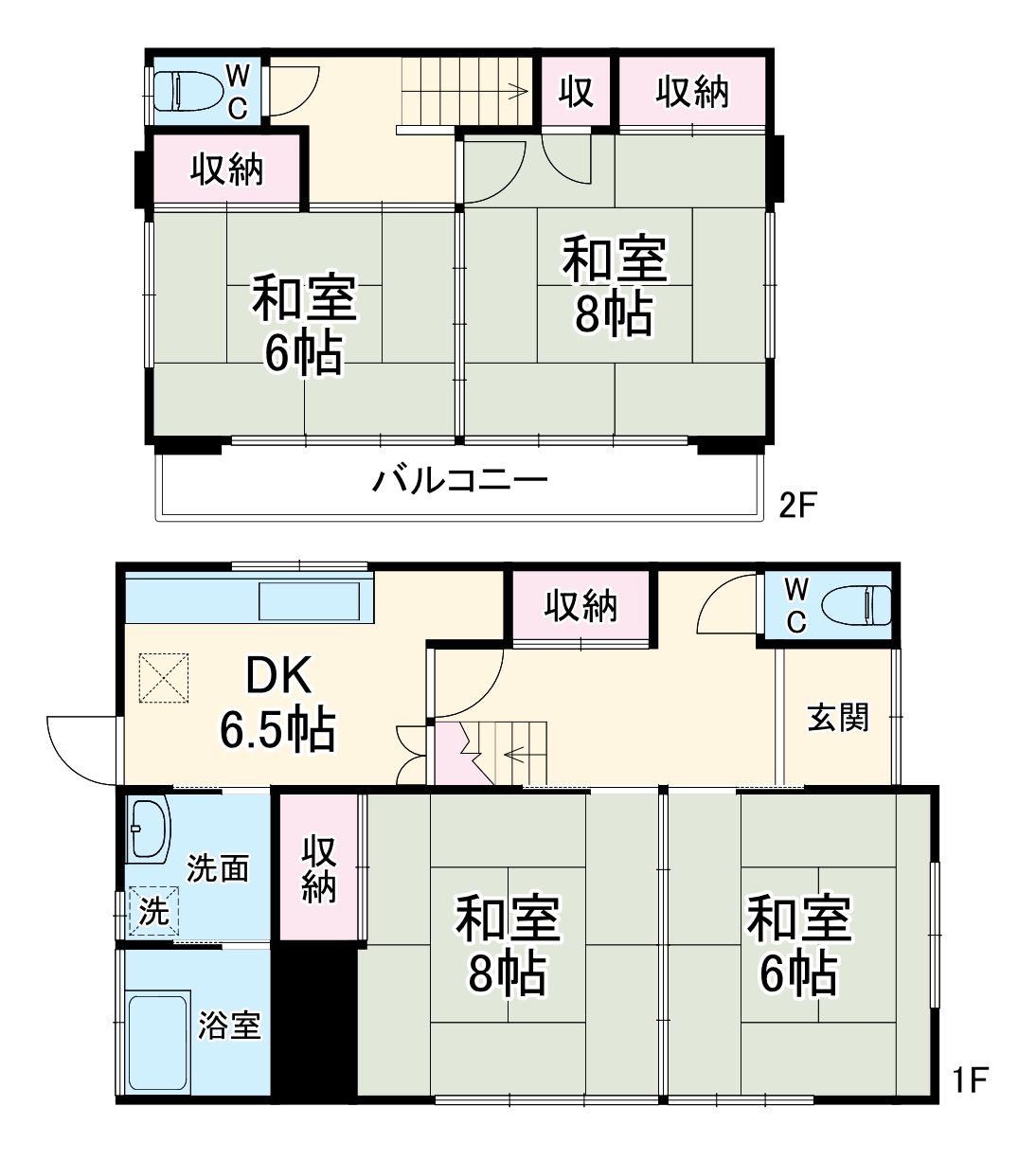 稲毛町戸建の間取り
