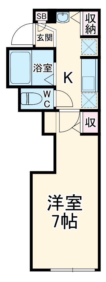針ヶ谷の完工年月(2026年5月)築の賃貸アパートの間取り
