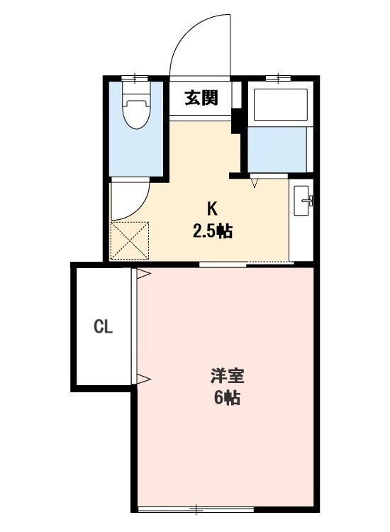 かおりコーポの間取り