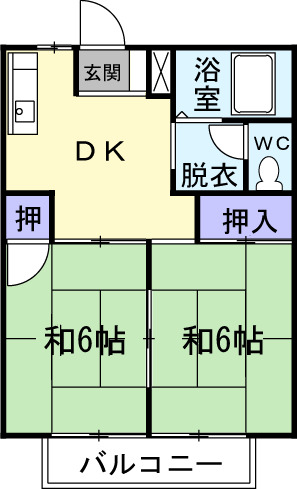 サンハイツの間取り