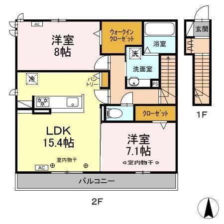 アヴァンセ 横井の間取り