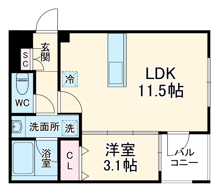 LIBRE ONEの間取り
