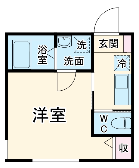 ホクレア山手Bの間取り