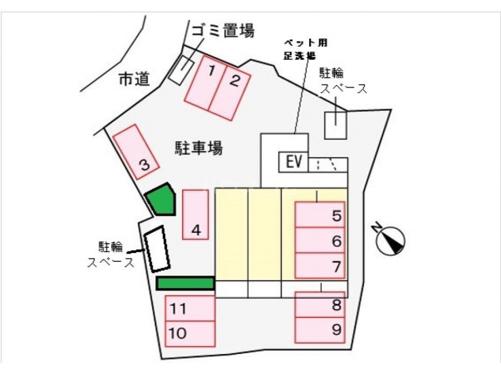 3/6 駐車場