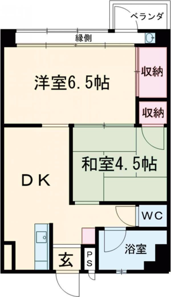 マンション新川の間取り