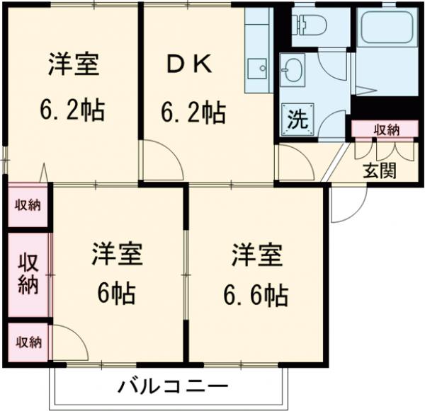 アニバーサリーの間取り