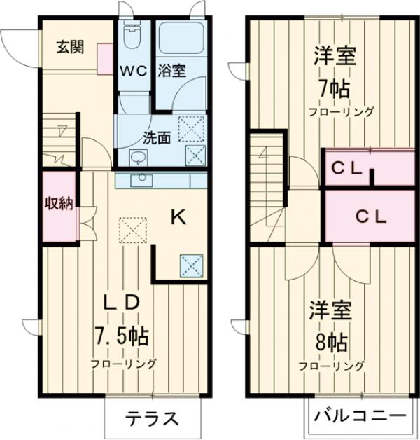 ルグラニットの間取り
