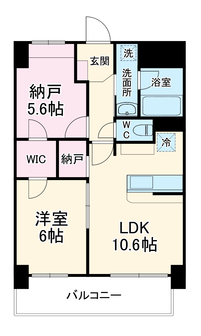 ラグゼナ浦和の間取り