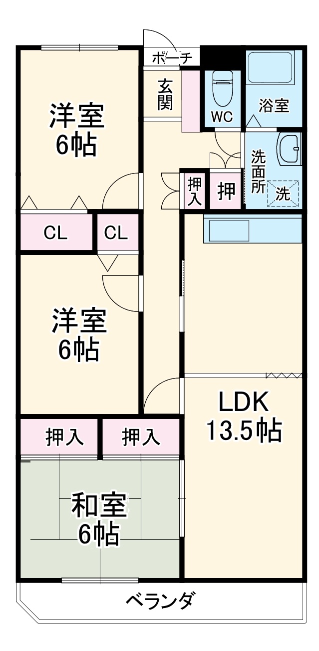 ローヤルシティ鴻巣の間取り