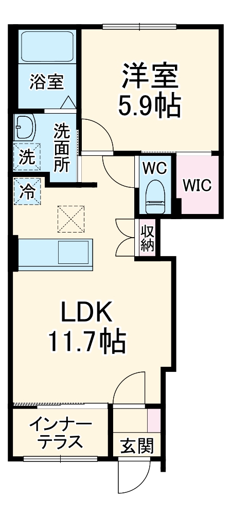レイク ミシガンの間取り