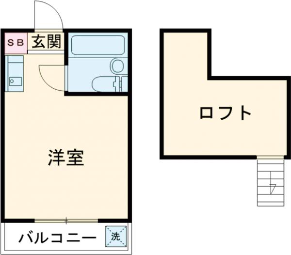 ベル武蔵野弐番館の間取り