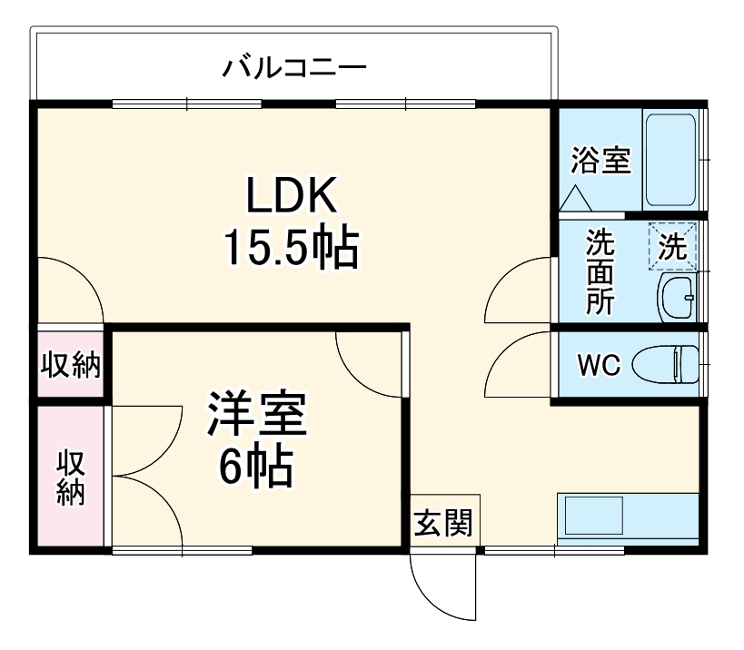 サンハイツＡの間取り