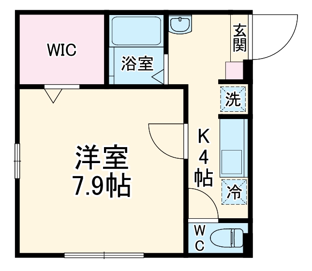 エクセラン与野本町Ⅰの間取り