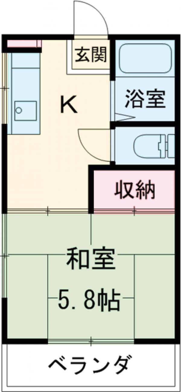 コーポ竹内の間取り