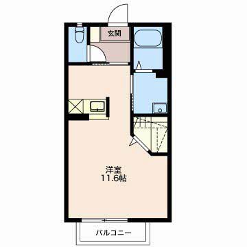 AC岡崎Ⅱの間取り
