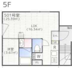 EMIREAの間取り