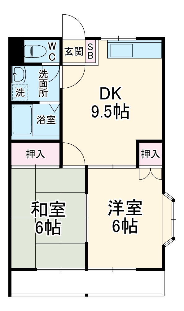 第一ユウハイツの間取り