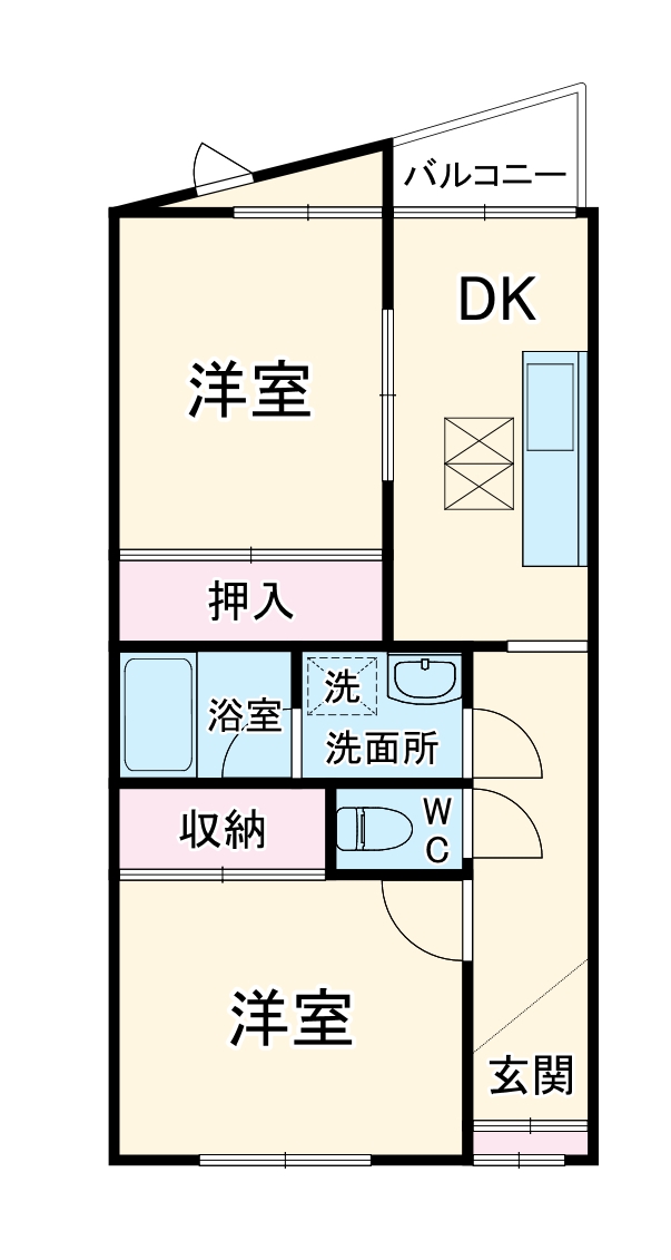 丸喜ビルの間取り