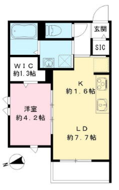 ラララ　テラスの間取り