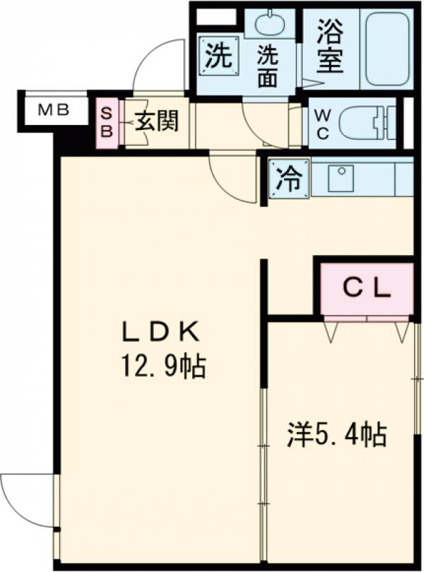 ベルシードステアー目黒武蔵小山の間取り