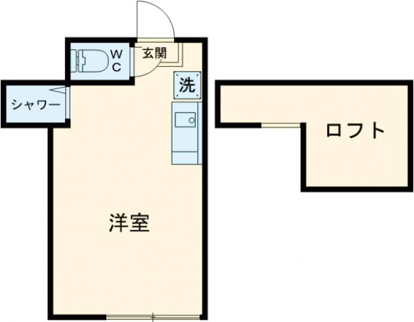 クレセール代々木の間取り