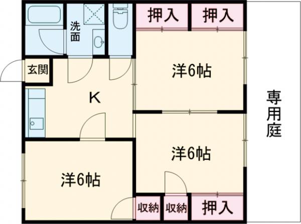 ハイムブドウ園の間取り