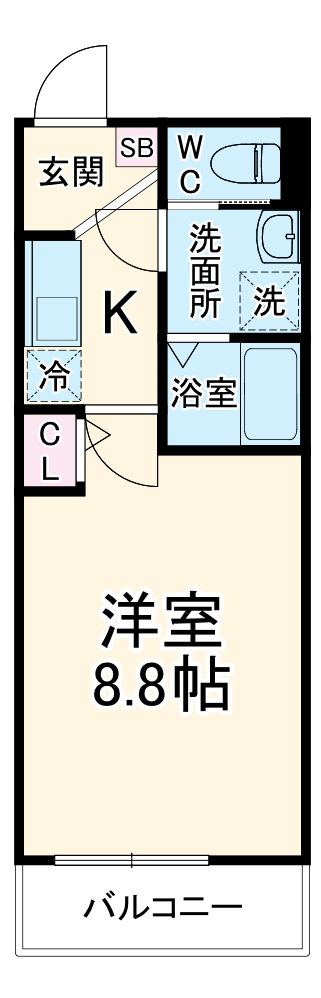GRADUS南大塚Ⅱの間取り